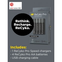 STATION CHARGE ULTRA RAPIDE +4 AA PRO 2000mAh