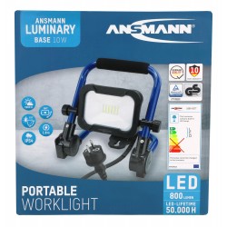 SPOT ANSMANN LED ALU 10W SECTEUR 800Lms