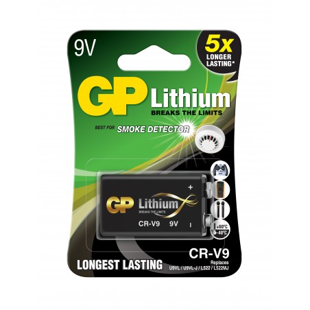 pile GP lithium 9V 6LF22 974 accu-run