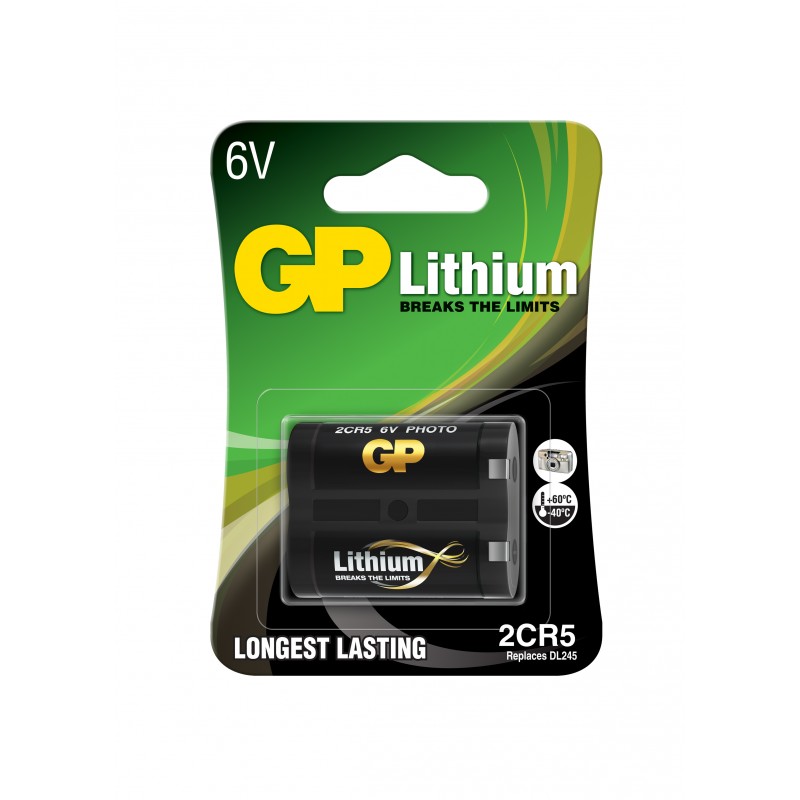 pile GP lithium 2CR5 974 accu-run