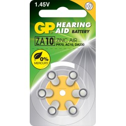 pile auditive GP zinc air ZA10 1,4V 974 accu-run