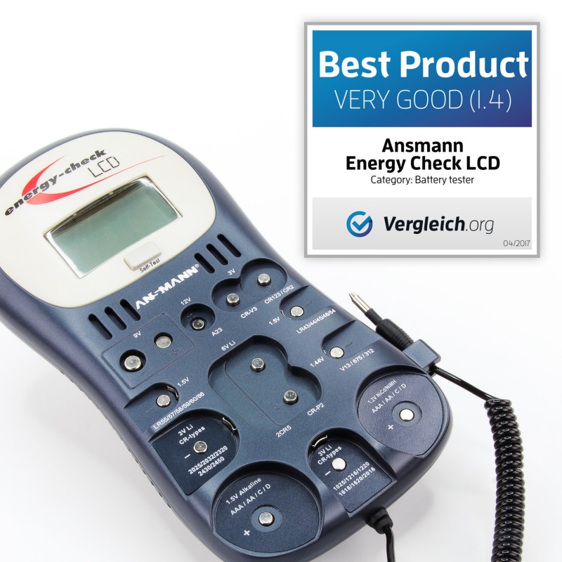 Testeur piles Energy Check LCD ANSMANN