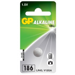 Pile bouton alcaline GP 186...