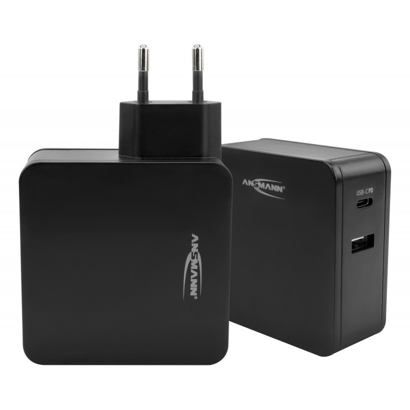 Chargeur Intelligent USB-Power Delivery - 45 W avec un port USB et un port type-C