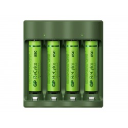 CITYORK Chargeur AA AAA C D avec 2 Batteries Rechargeables 4000mAh C 2 Batteries Rechargeables D 8000mAh l'apparence Peut Varier Batteries Rechargeables Hautes Performances et kit de Charge 