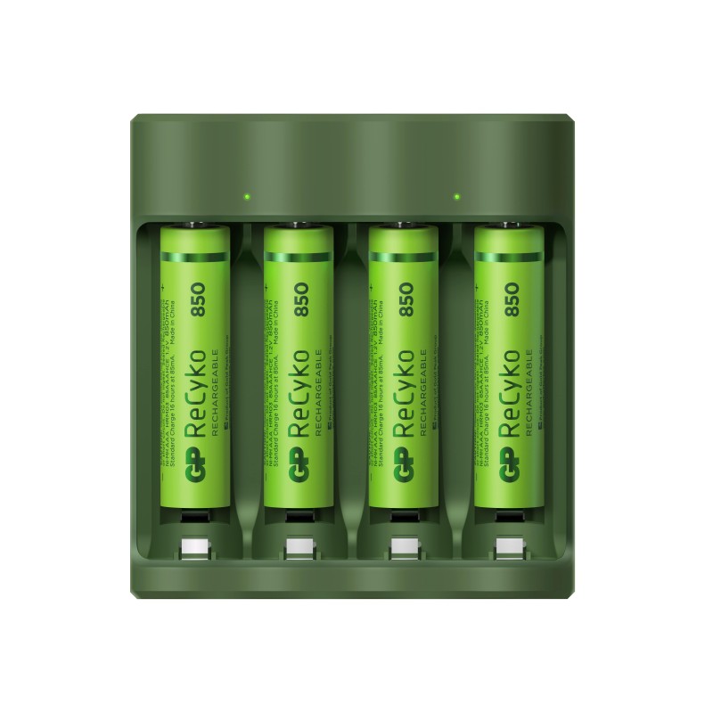 Chargeur rapide ReCyko Everyday - 6h avec 4 accus AAA 800 mAh NiMH