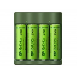 Chargeur rapide - 6h + 4 accus AA 2100 mAh NiMH