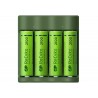 Chargeur rapide - 6h + 4 accus AA 2100 mAh NiMH