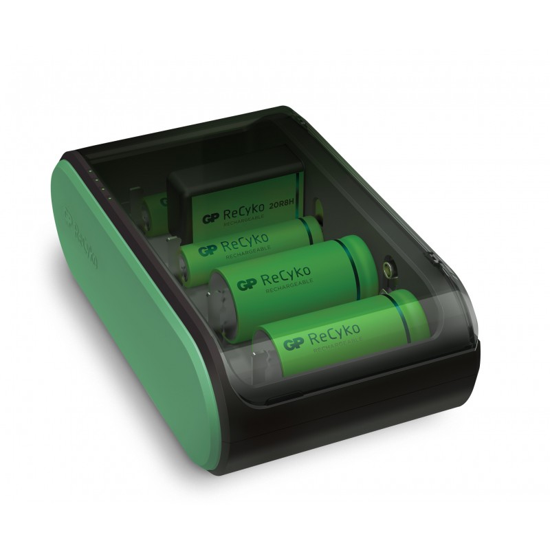 Chargeur universel Piles rechargeables AA, AAA, C, D et 9V (batterie non  incluse)