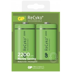 ACCU GP Blister2 D 2200mAh NiMH  RECYKO