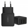 CHARGEUR 2 ports USB 5V 2.4A 12W max NOIR