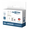 CHARGEUR 2 ports USB 5V 2.4A 12W max BLANC