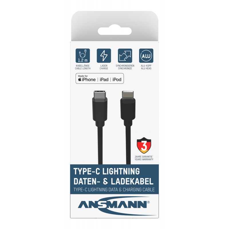 CABLE TYPE C TO LIGHTNING 120CB