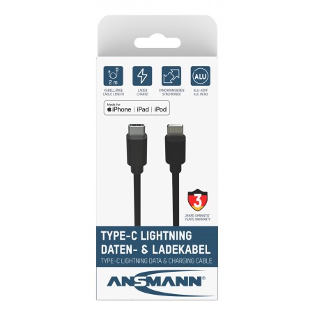 CABLE TYPE C TO LIGHTNING 200CB